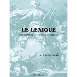 Alain Bonnard le lexique