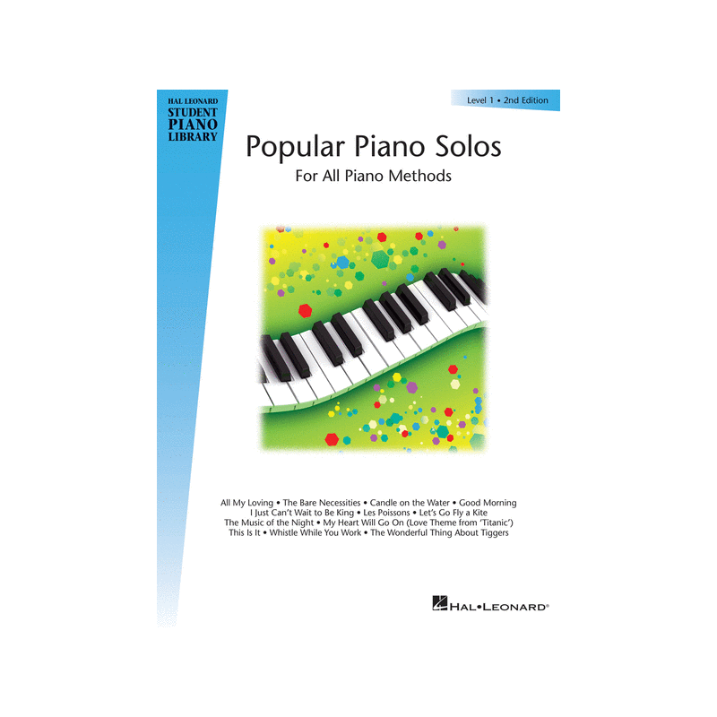 Popular piano solos level 1 partition