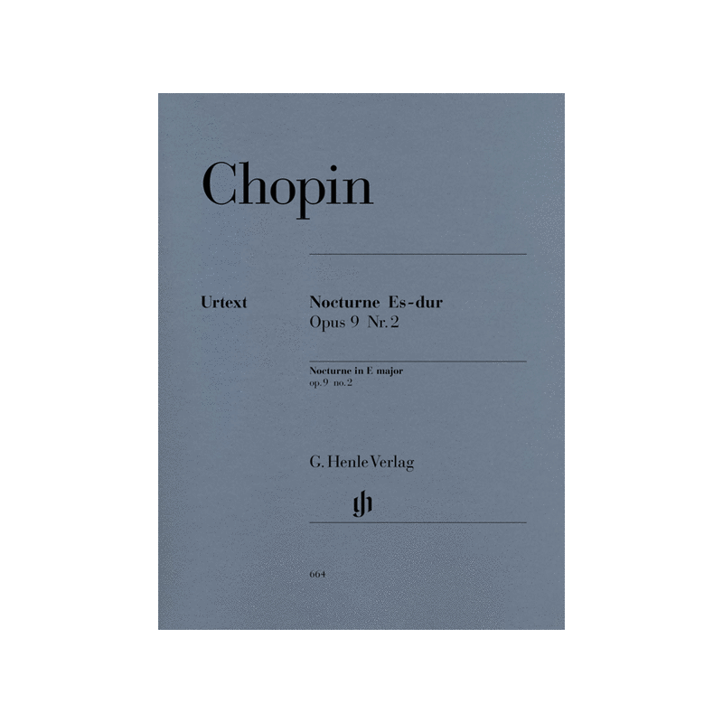 Partition NOCTURNE de Chopin Opus 9 n°2 - Avignon - Les Angles 30 - Salon de Provence