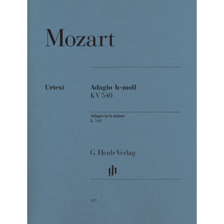 mozart adagio si mineur partition piano
