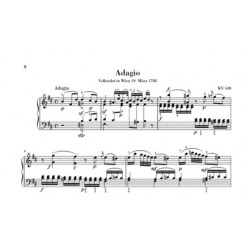 mozart adagio si mineur partition piano