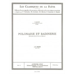 bach polonaise et badinerie partition flûte