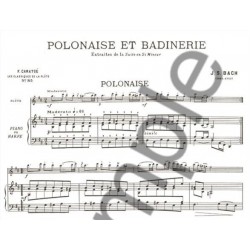 bach polonaise et badinerie partition flûte