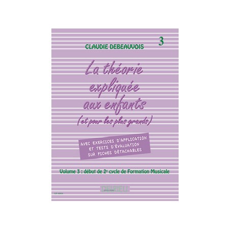 Debeauvois théorie expliquée aux enfants partition