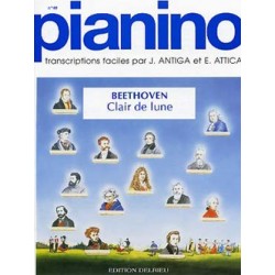 Beethoven Clair de Lune piano facile Pianino 40