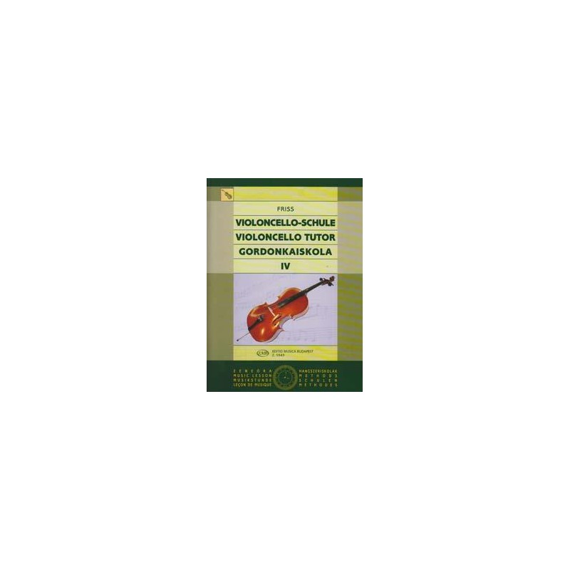 Méthode de violoncelle GORDONKA ISKOLA d'Antal FRISS