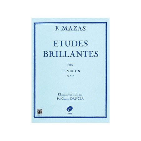 MAZAS ETUDES BRILLANTES VIOLON COMBRE