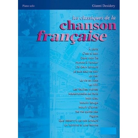 Partition CHANSONS FRANCAISES pour piano