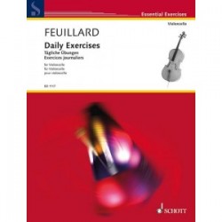 FEUILLARD EXERCICES JOURNALIERS POUR VIOLONCELLE