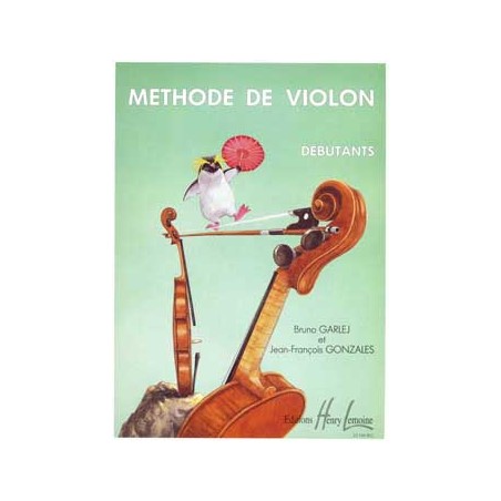 Bruno Garlej méthode de violon débutants