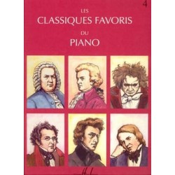 Partition LES CLASSIQUES FAVORIS du piano volume 4