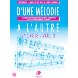 Lamarque D'une mélodie à l'autre volume 3