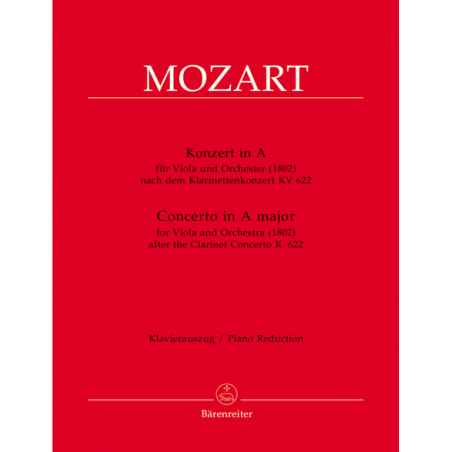 Mozart concerto pour clarinette arrangement alto partition