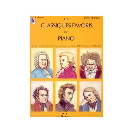 Partition les Classiques Favoris du piano débutants HL25498 le kiosque à musique avignon