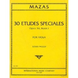 Mazas études spéciales partition alto