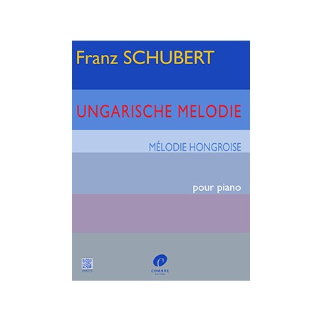 Partition piano Schubert mélodie hongroise C05573 le kiosque à musique Avignon