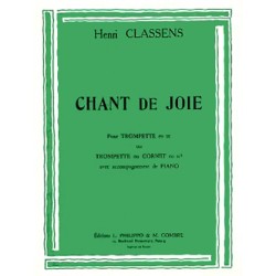 Henri classens chant de joie partition