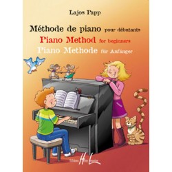 LAJOS PAPP METHODE DE PIANO DEBUTANTS EDITIONS LEMOINE