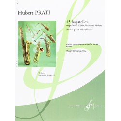 15 bagatelles d'Hubert Prati partition