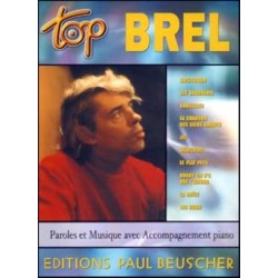 Partition Jacques Brel pour chant et piano