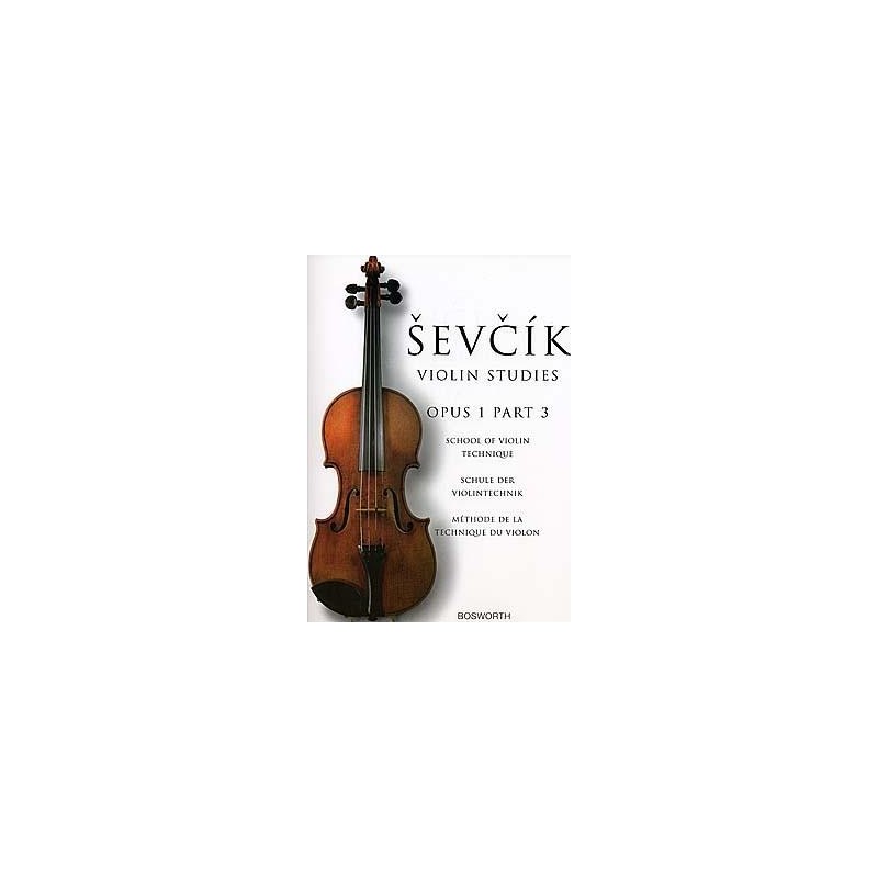 Sevcik violin studies opus 1 part 3 Avignon