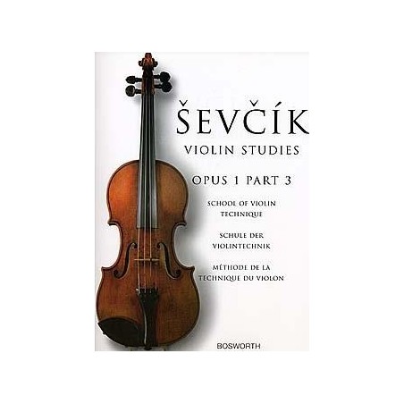 Sevcik violin studies opus 1 part 3 Avignon