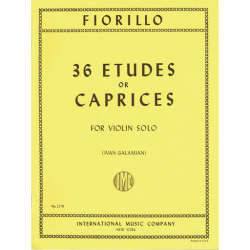 partition fiorillo 36 etudes et caprices