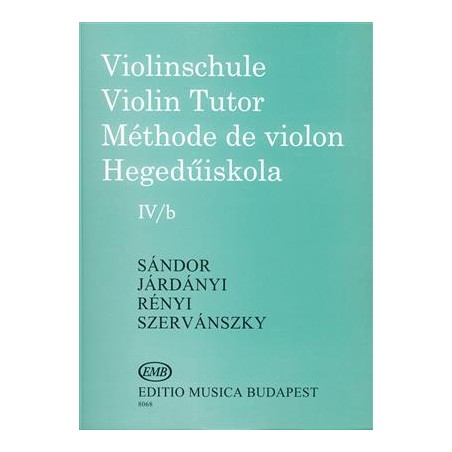 sandor méthode de violon 4B