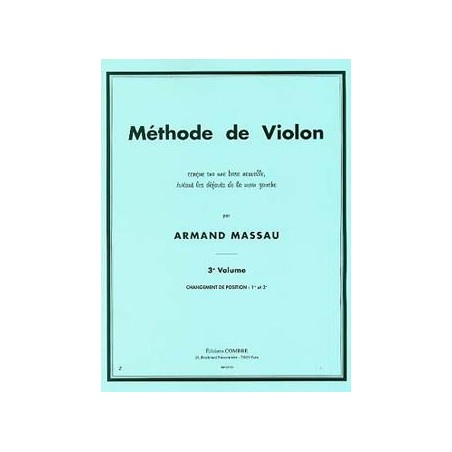 Armand Massau méthode de violon