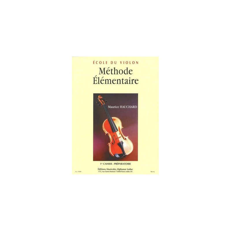 Hauchard méthode de violon partition Hauchard méthode de violon partition
