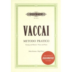 VACCAI METHODE DE CHANT VOIX ELEVEE AVEC CD EP2073