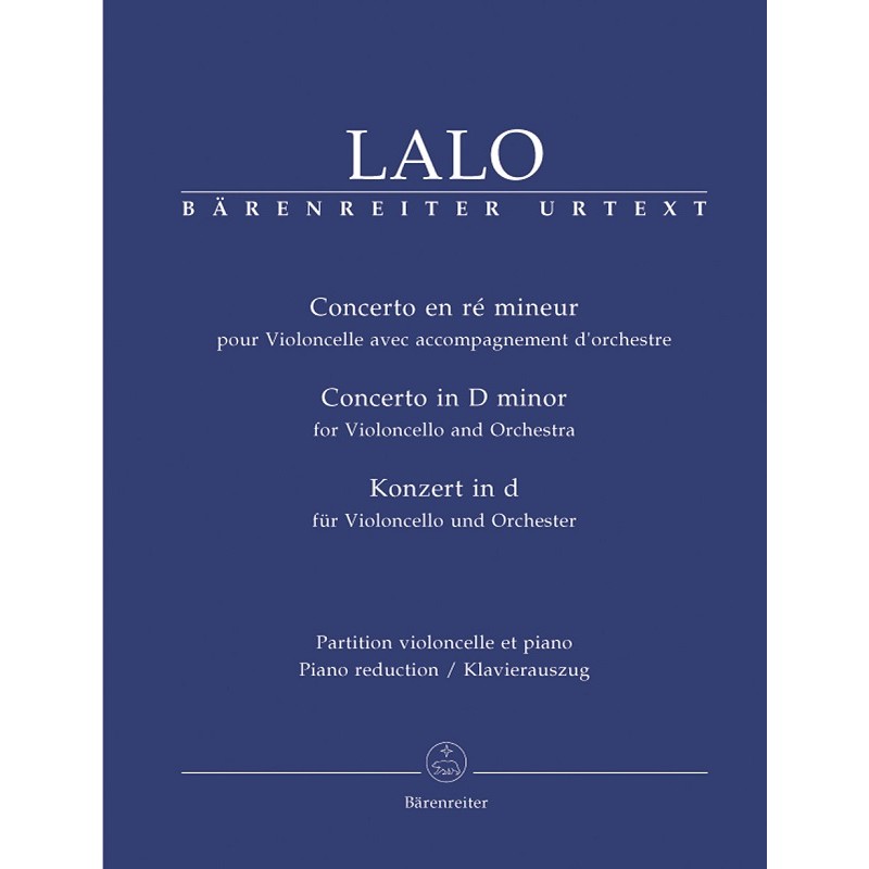 PARTITION LALO CONCERTO VIOLONCELLE BA6999-90