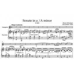 sonate arpeggione partition clarinette