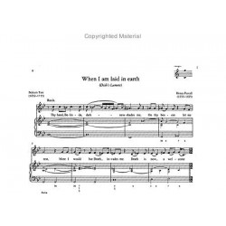 Purcell Dido's lament partition chant