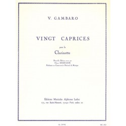 Gambaro 20 caprices partition