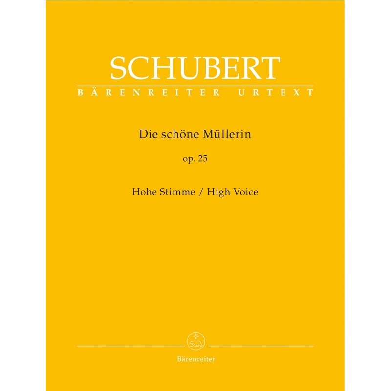 schubert la belle meuniere partition