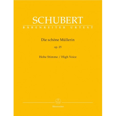 schubert la belle meuniere partition