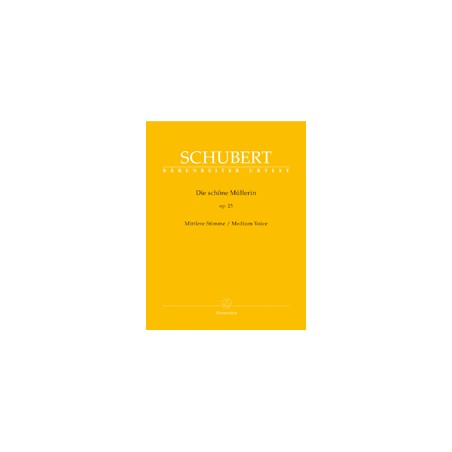 schubert la belle meunière partition