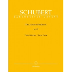 Schubert la belle meunière partition
