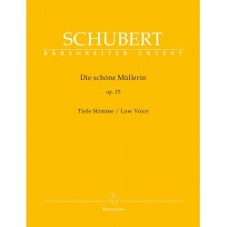Schubert la belle meunière partition