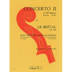 Bréval concerto n°2 en ré majeur partition