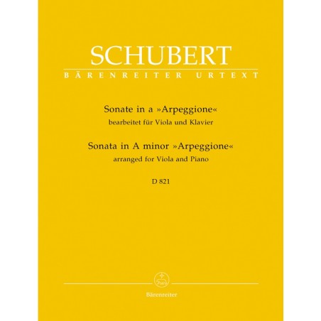 sonate arpeggione partition alto