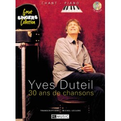 YVES DUTEIL 30 ANS DE CHANSONS CHANT ET PIANO