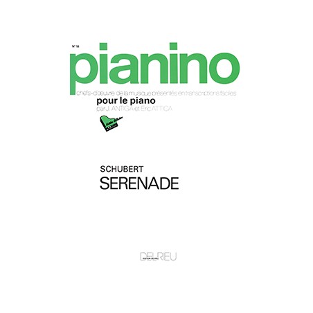 Partition piano Schubert Chant du cygne Pianino18 Le kiosque à musique Avignon