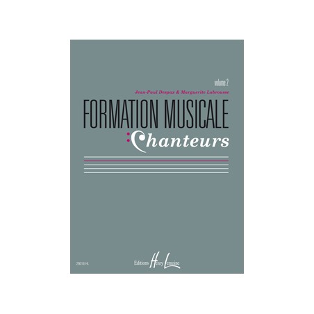 formation musicale chanteurs volume 2