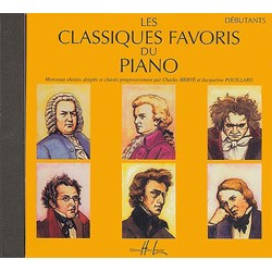 LES CLASSIQUES FAVORIS DU PIANO DEBUTANTS LE CD