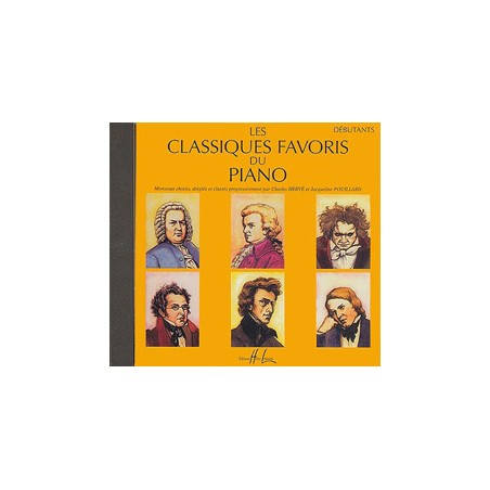 LES CLASSIQUES FAVORIS DU PIANO DEBUTANTS LE CD