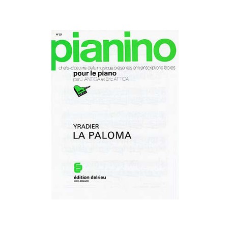 La Paloma partition piano facile Pianino 27