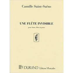 Saint-Saëns Une Flûte invisible partition