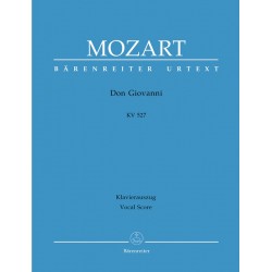 Mozart Don Giovanni partition chant